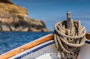La prua di una barca tradizionale maltese.