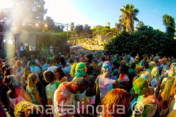 Festa Holi colour in Malta