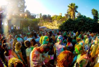 Festa Holi colour in Malta