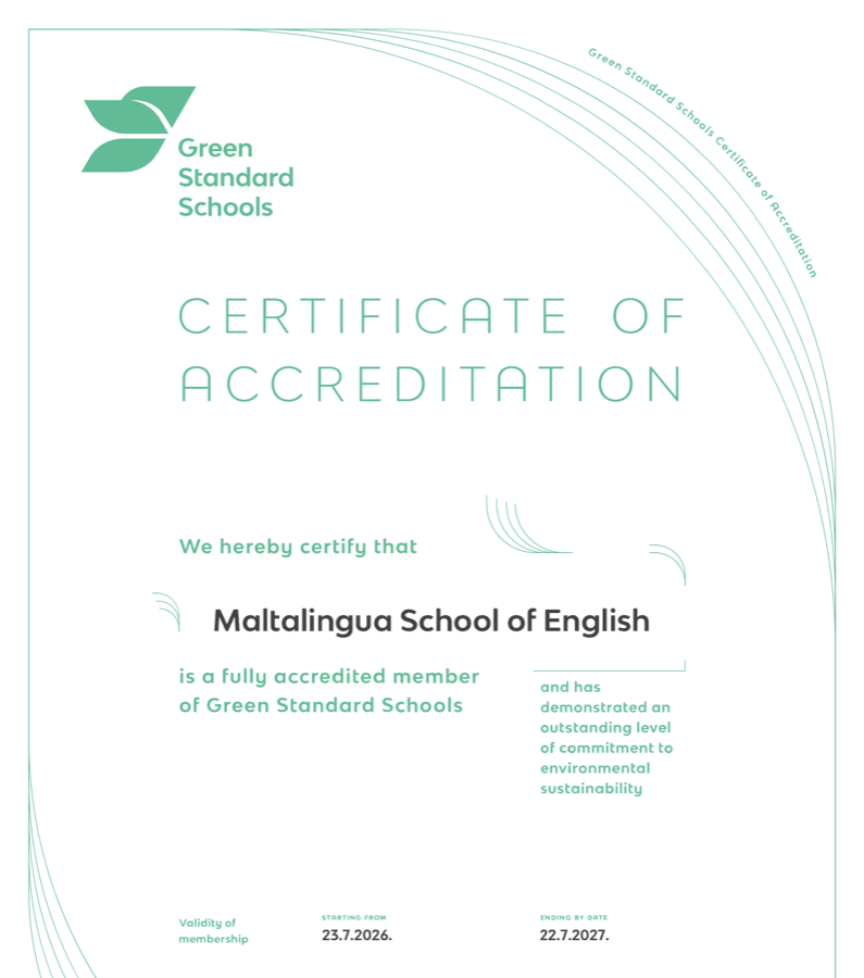 Accreditamento Green Standards School 2026/27