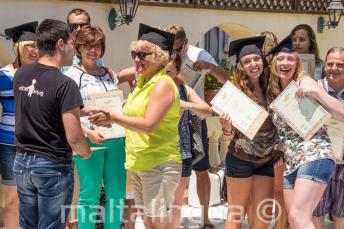 Al termine del corso di inglese gli studenti ricevono un certificato