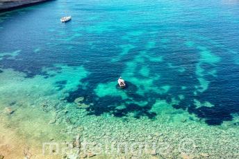 Veduta di una baia a Malta