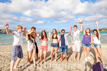 Studenti in spiaggia