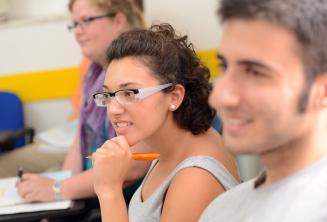 Studenti a lezione