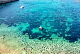 Veduta di una baia a Malta